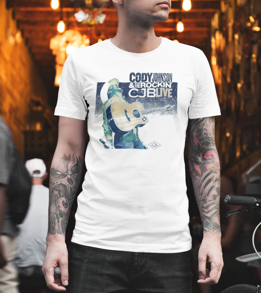 Cody Johnson And The Rockin' CJB Live Concert Guitar Performance T-Shirt