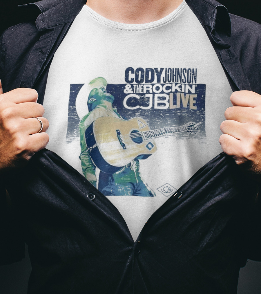 Cody Johnson And The Rockin' CJB Live Concert Guitar Performance T-Shirt