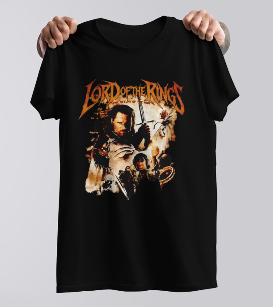 The Return Of The King Lord Of The Rings Movie Characters And Scenes T-Shirt