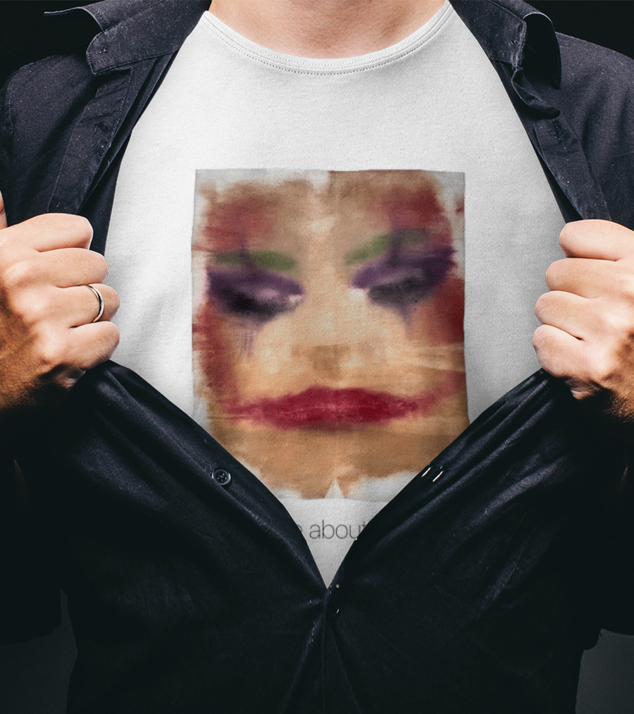 Joker I Don't Care About The Finale Abstract Face T-Shirt