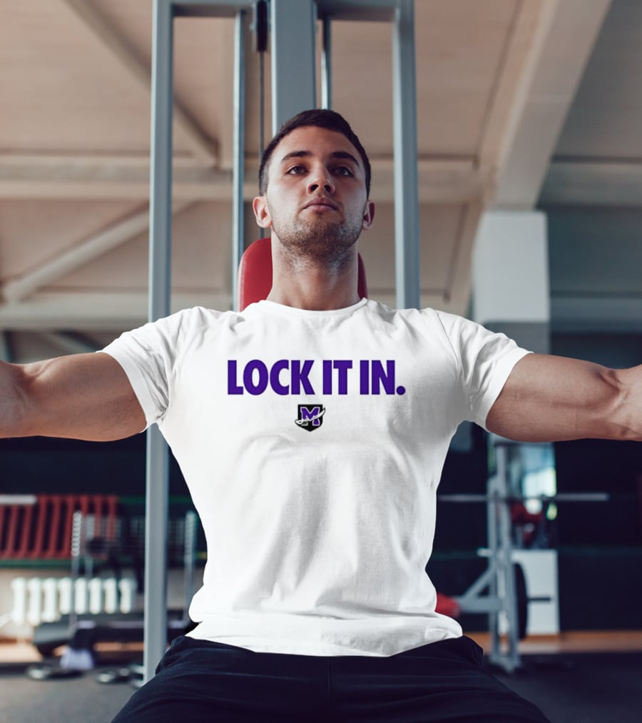 Mount Union Purple Raiders Lock It T-Shirt