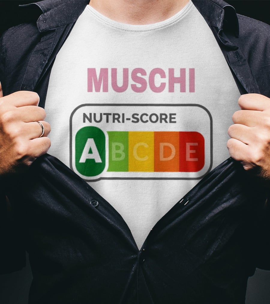MUSCHI Nutri Score ABCDE European Food Nutrition Rating System T-Shirt