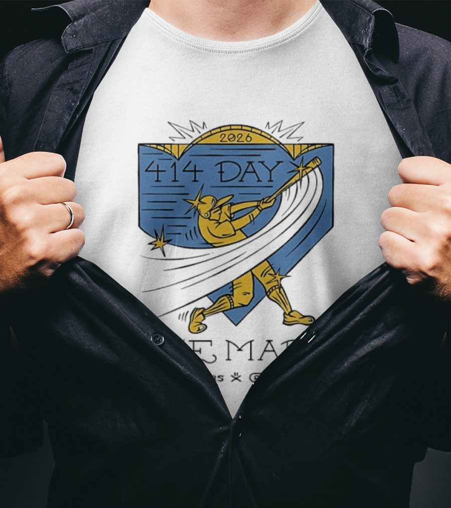 Brewers 414 Day 2026 MKE Made Baseball T-Shirt