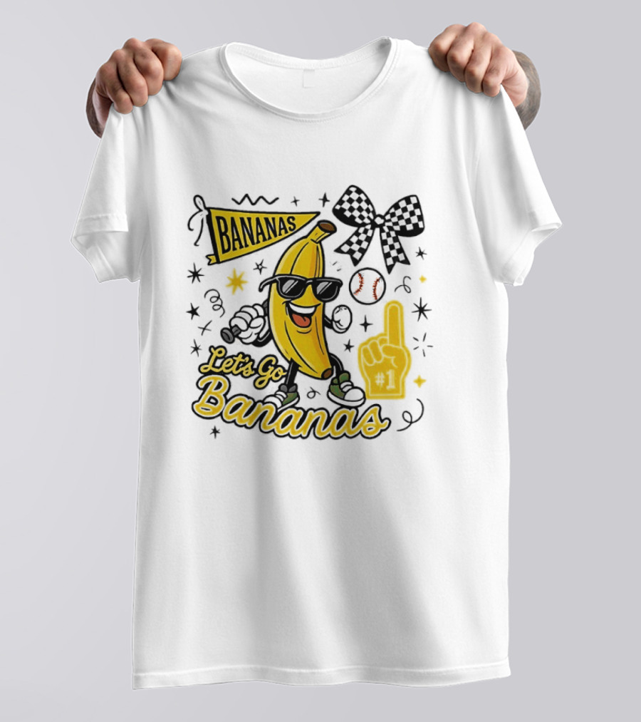 Let's Go Bananas Savannah Bananas Baseball Fun Fan Gear T-Shirt