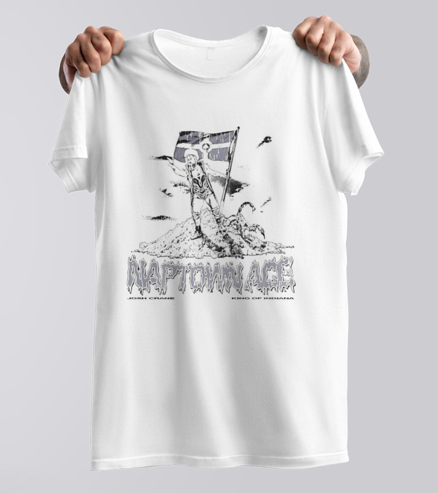 Naptown Ace Josh Crane King Of Indiana Flag Symbolism T-Shirt