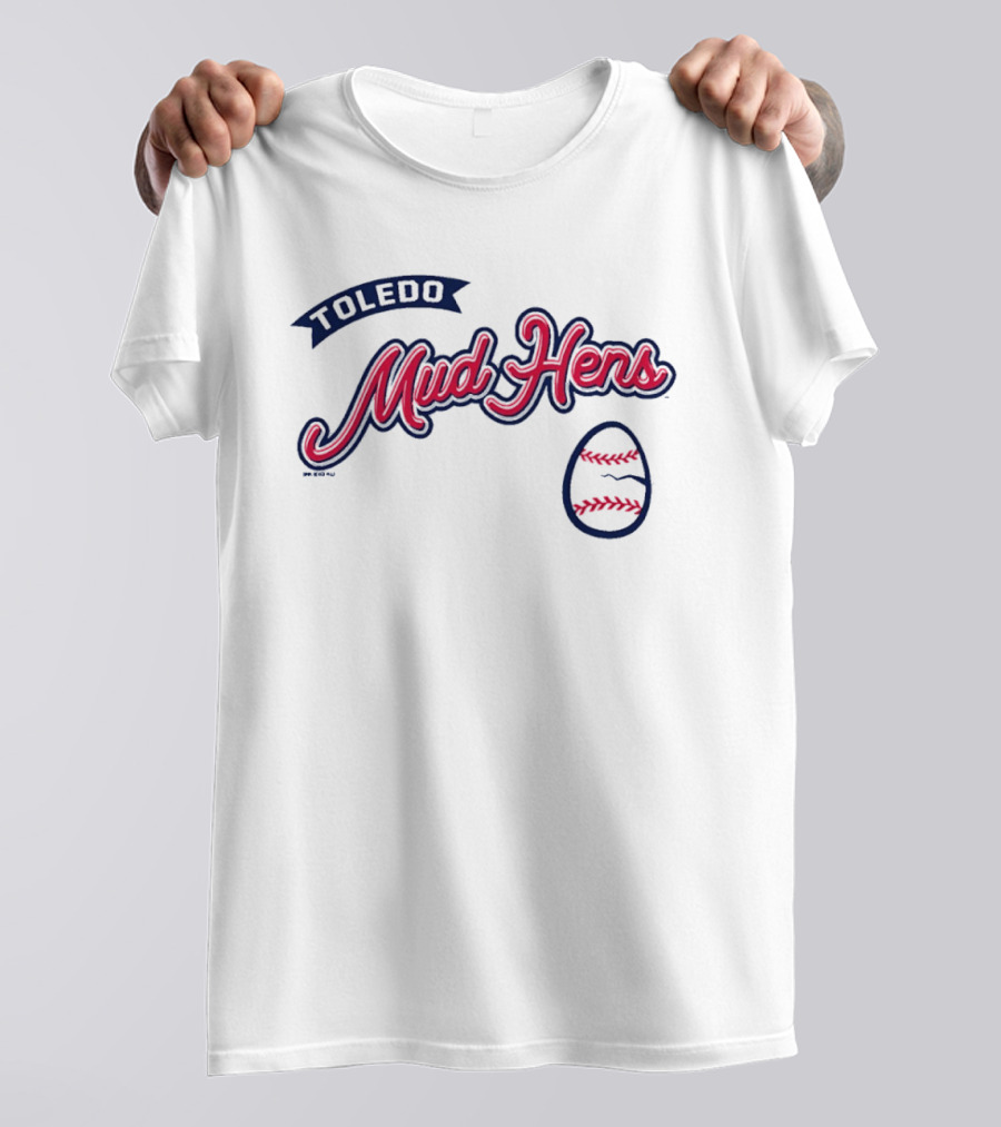 Toledo Mud Hens Baseball Egg Shape Team T-Shirt