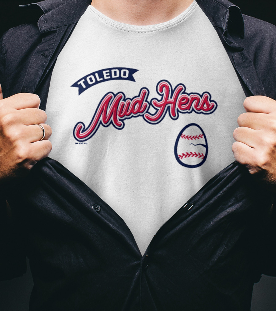 Toledo Mud Hens Baseball Egg Shape Team T-Shirt