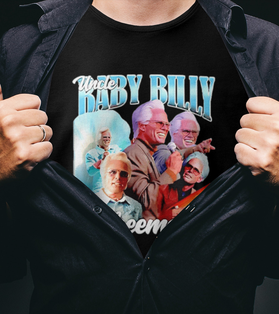 Uncle Baby Billy Freeman Character Collage T-Shirt