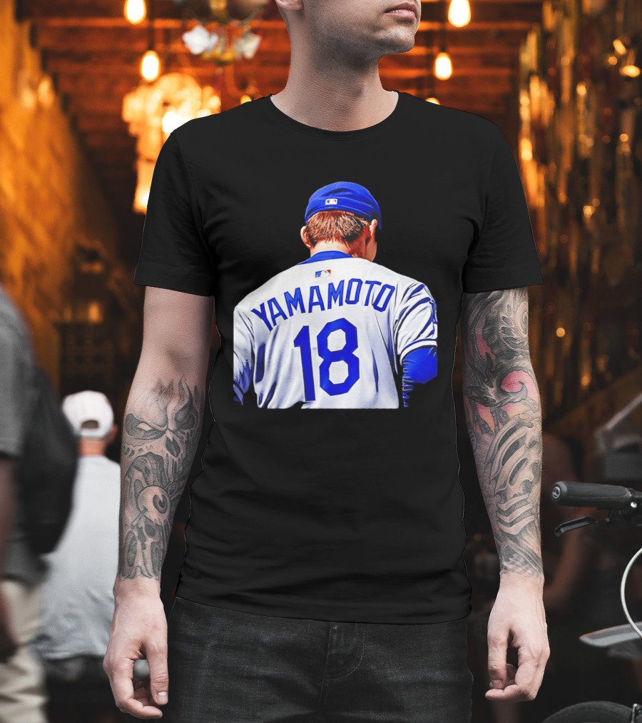Yamamoto 18 Los Angeles Dodgers Baseball Jersey T-Shirt