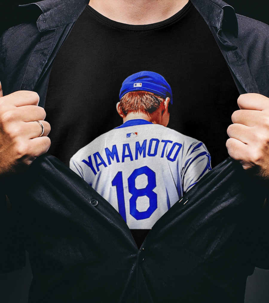 Yamamoto 18 Los Angeles Dodgers Baseball Jersey T-Shirt