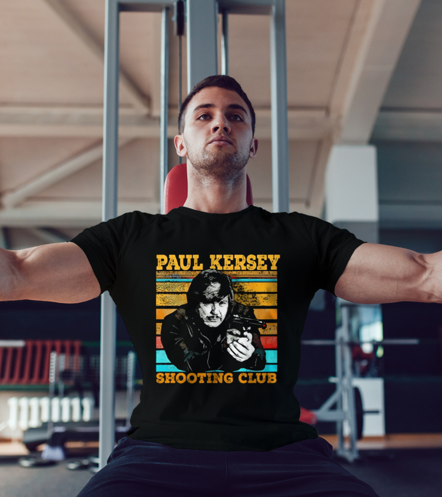 Paul Kersey Shooting Club Retro Style Gunman T-Shirt