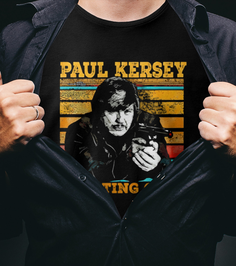 Paul Kersey Shooting Club Retro Style Gunman T-Shirt