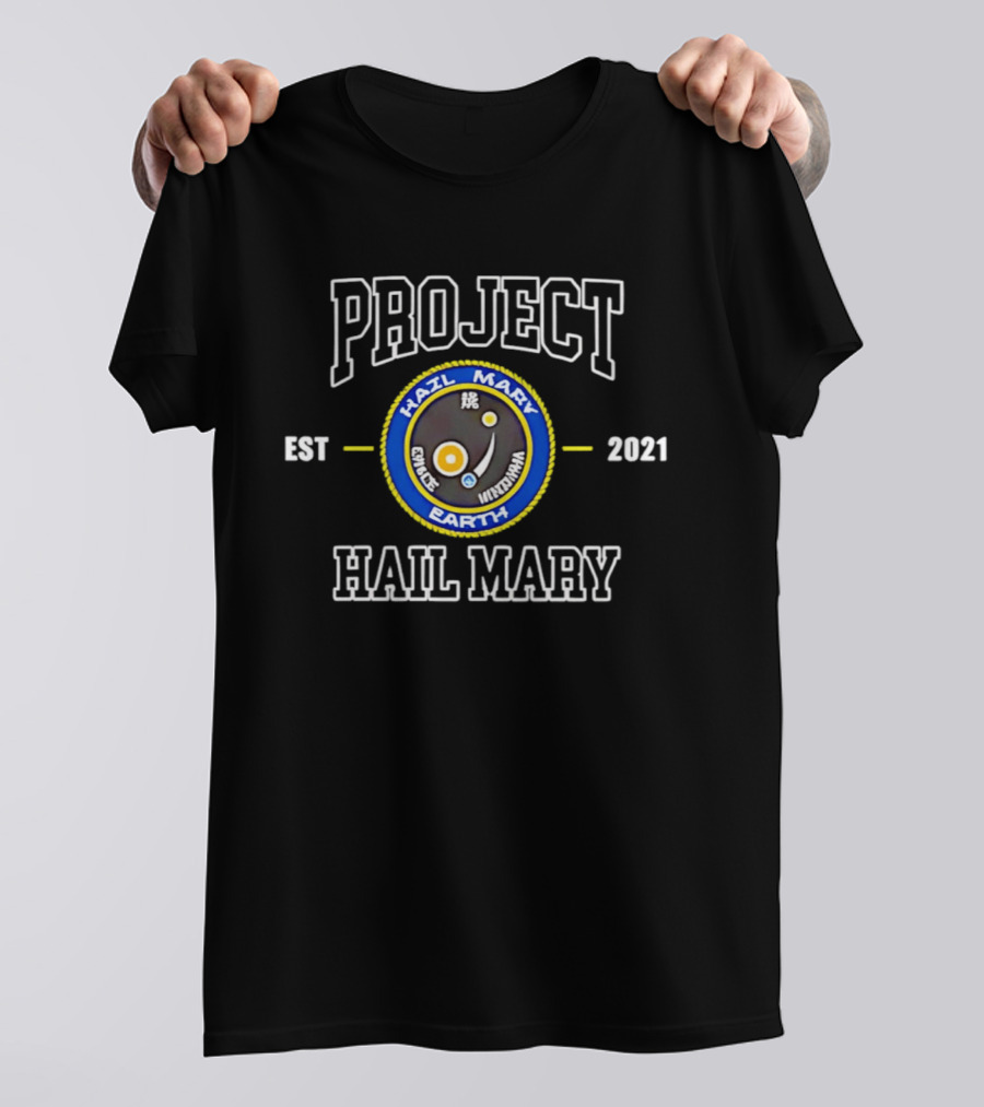 Project Hail Mary Space Mission Earth 2021 Andy Weir Sci Fi T-Shirt