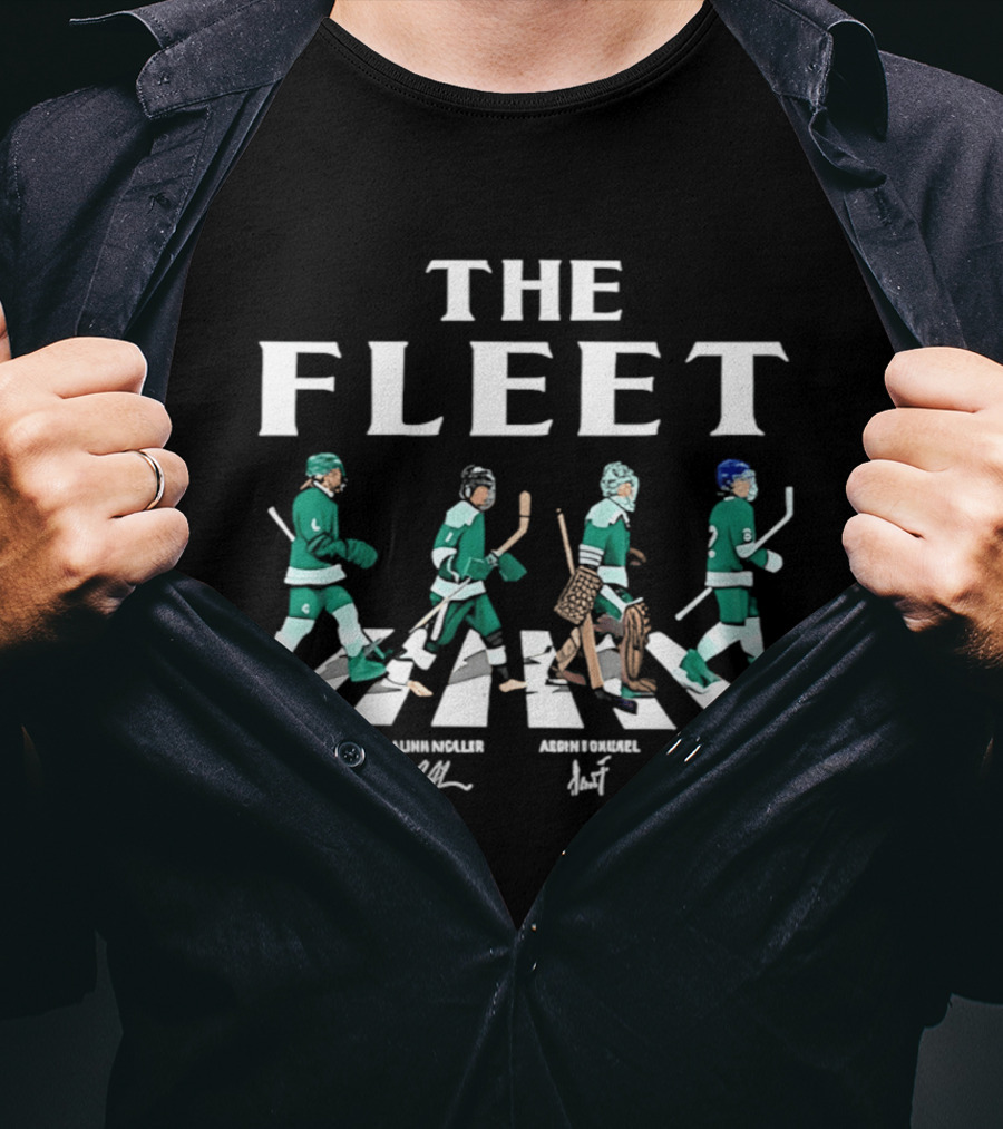 The Fleet Abbey Road Hockey Players PWHL Boston Women's Team T-Shirt