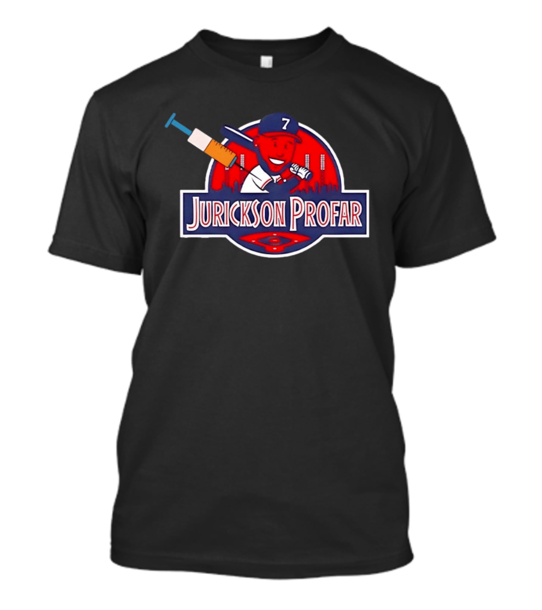 Atlanta Braves Skyline 7 Jurickson Profar Baseball Injection T-Shirt