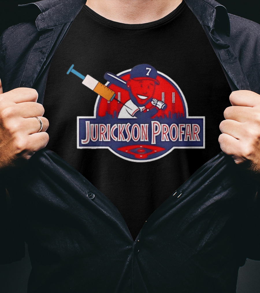 Atlanta Braves Skyline 7 Jurickson Profar Baseball Injection T-Shirt