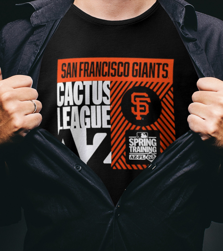 San Francisco Giants Cactus League AZ Spring Training 2026 SF T-Shirt