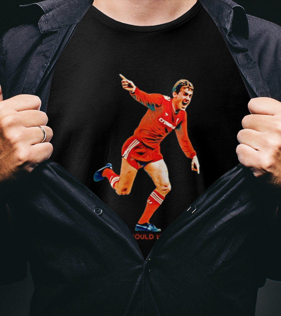 Kenny Dalglish Liverpool FC Could He Play Iconic Celebration T-Shirt