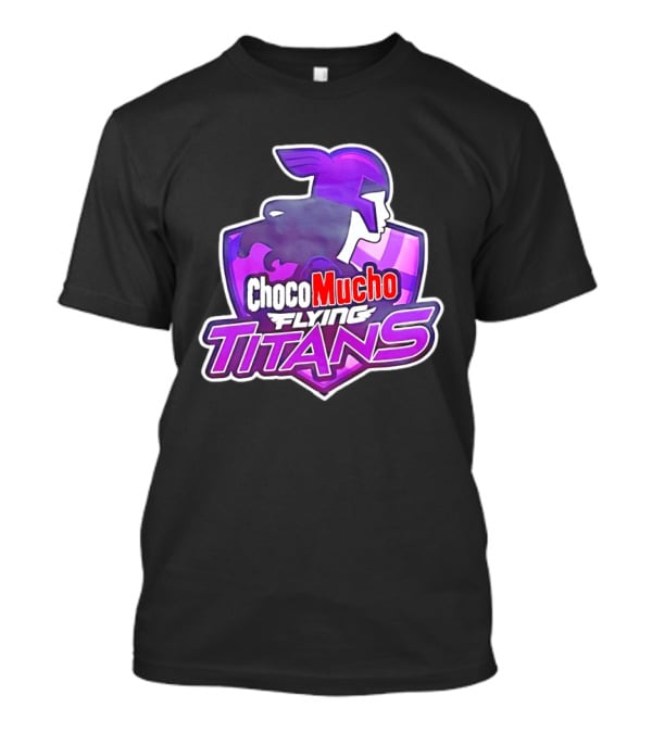Choco Mucho Flying Titans Purple Shield T-Shirt