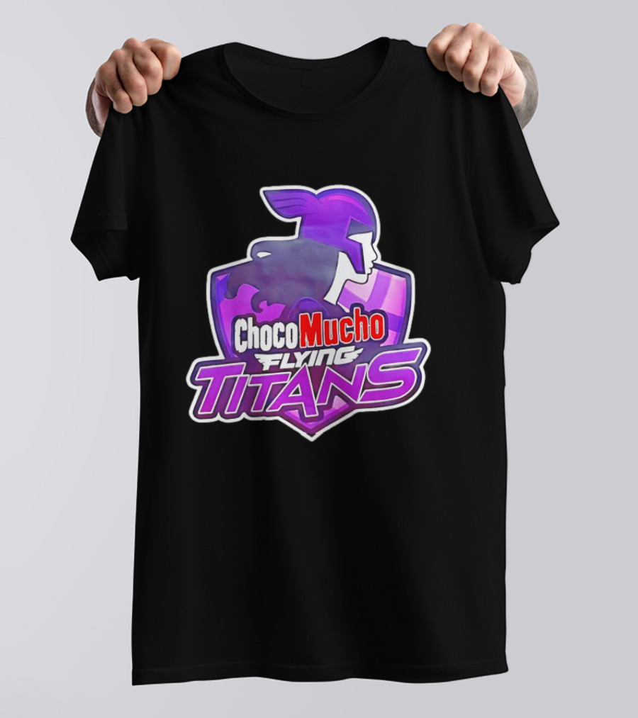 Choco Mucho Flying Titans Purple Shield T-Shirt