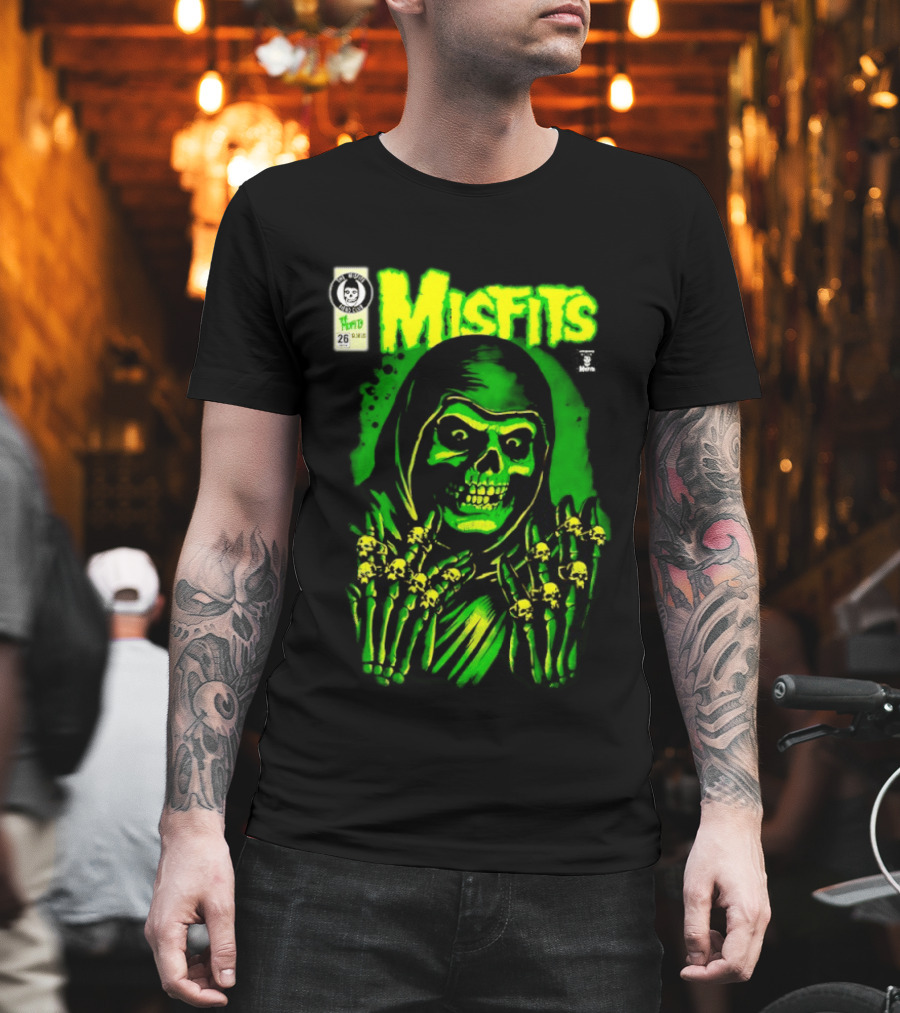 Misfits Crimson Ghost Reaper Emerald Hell Yesterdays WonderCon Anaheim 2026 Exclusives T-Shirt