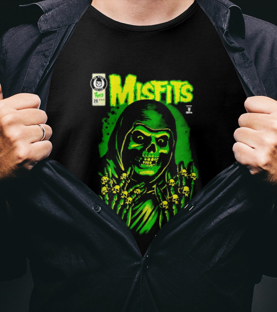Misfits Crimson Ghost Reaper Emerald Hell Yesterdays WonderCon Anaheim 2026 Exclusives T-Shirt