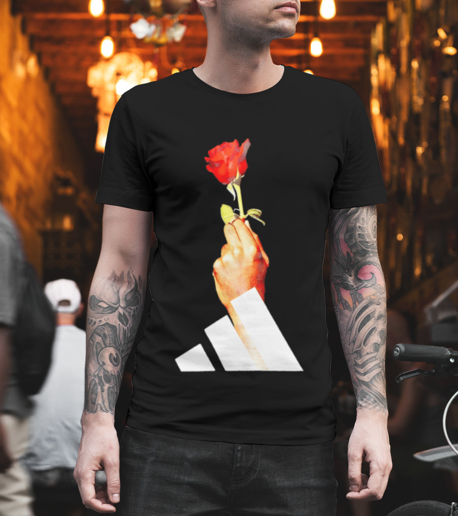 Derrick Rose Chicago Bulls Adidas Rose Hand T-Shirt