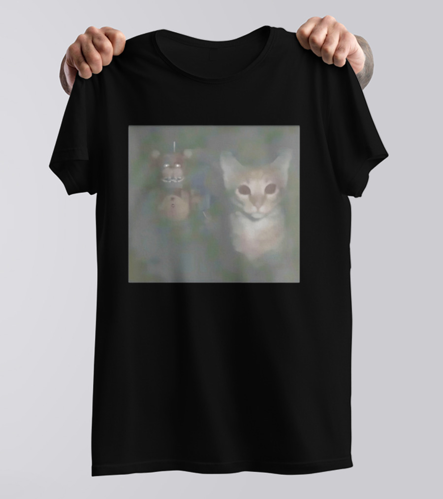 Fnaf Cat Horror And Creepy Animatronic Fantasy T-Shirt