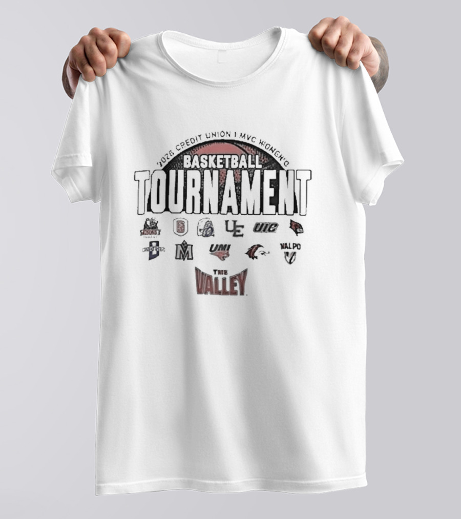 2026 Missouri Valley Conference Women's Basketball Tournament Credit Union 1 T-Shirt