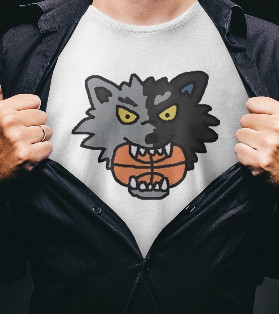 Minnesota Timberwolves Wolf Basketball Fan T-Shirt