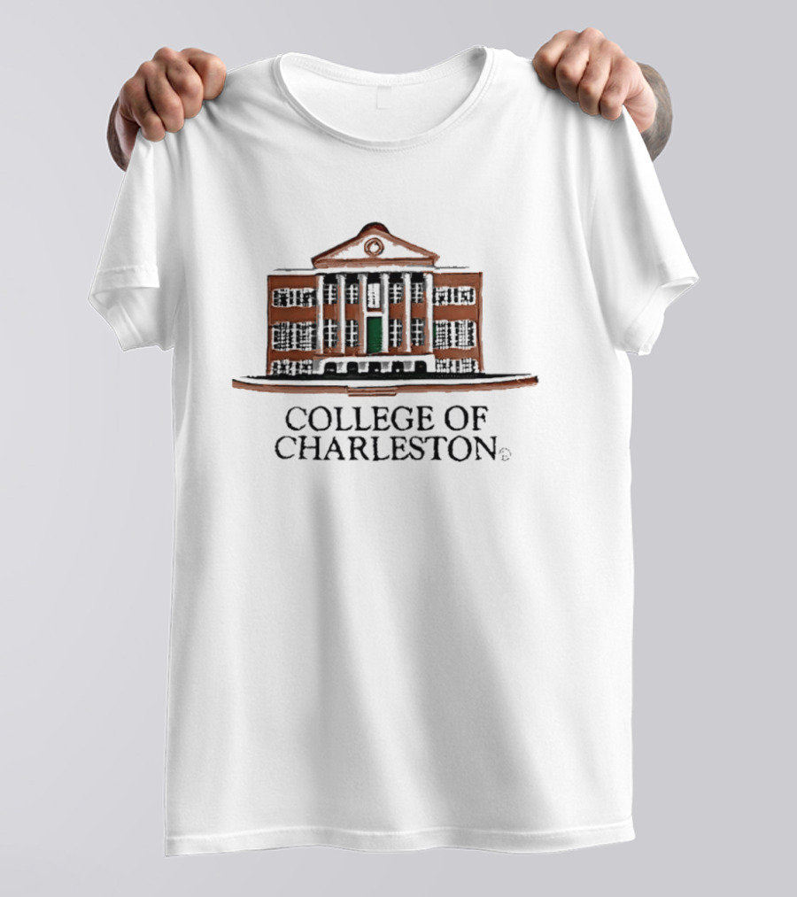 College Of Charleston Randolph Hall Building Classic Architecture T-Shirt