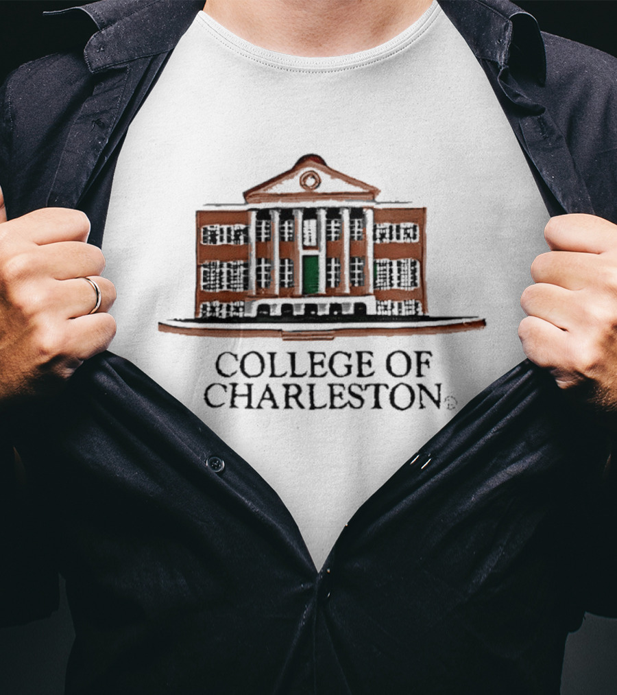College Of Charleston Randolph Hall Building Classic Architecture T-Shirt