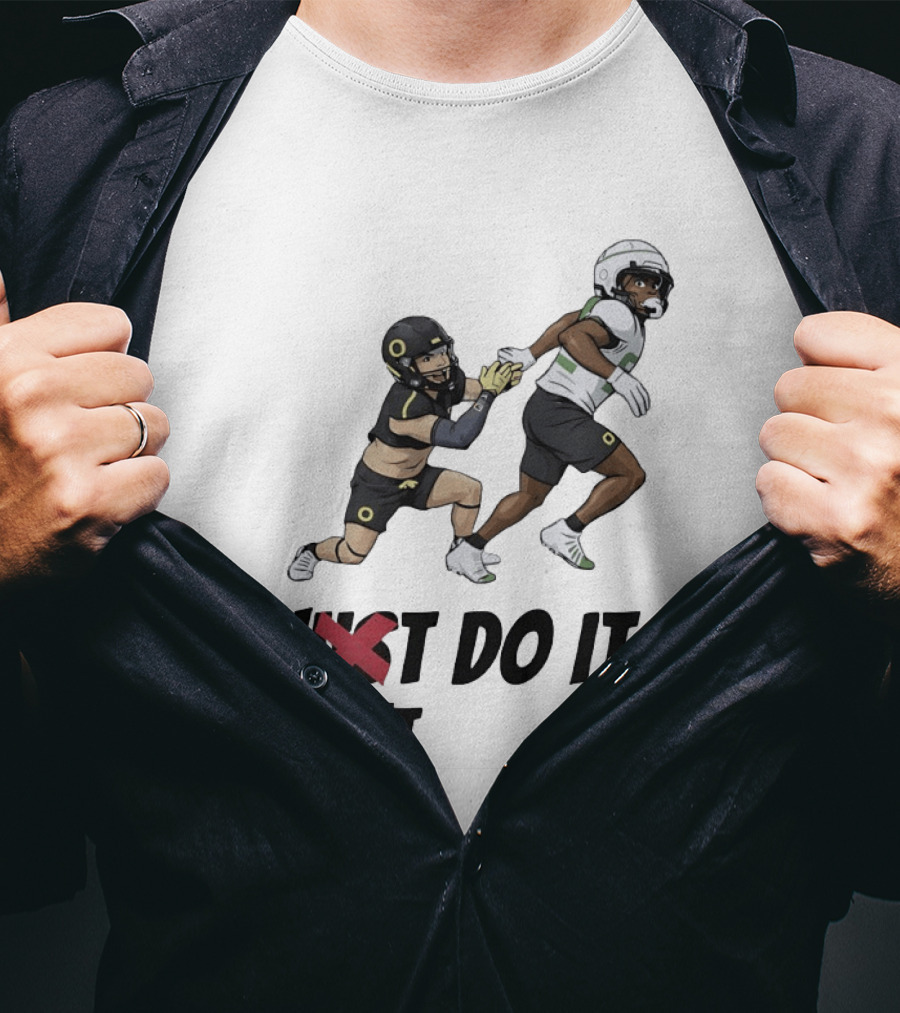 Just Can't Do It Football Players Chase In Action T-Shirt