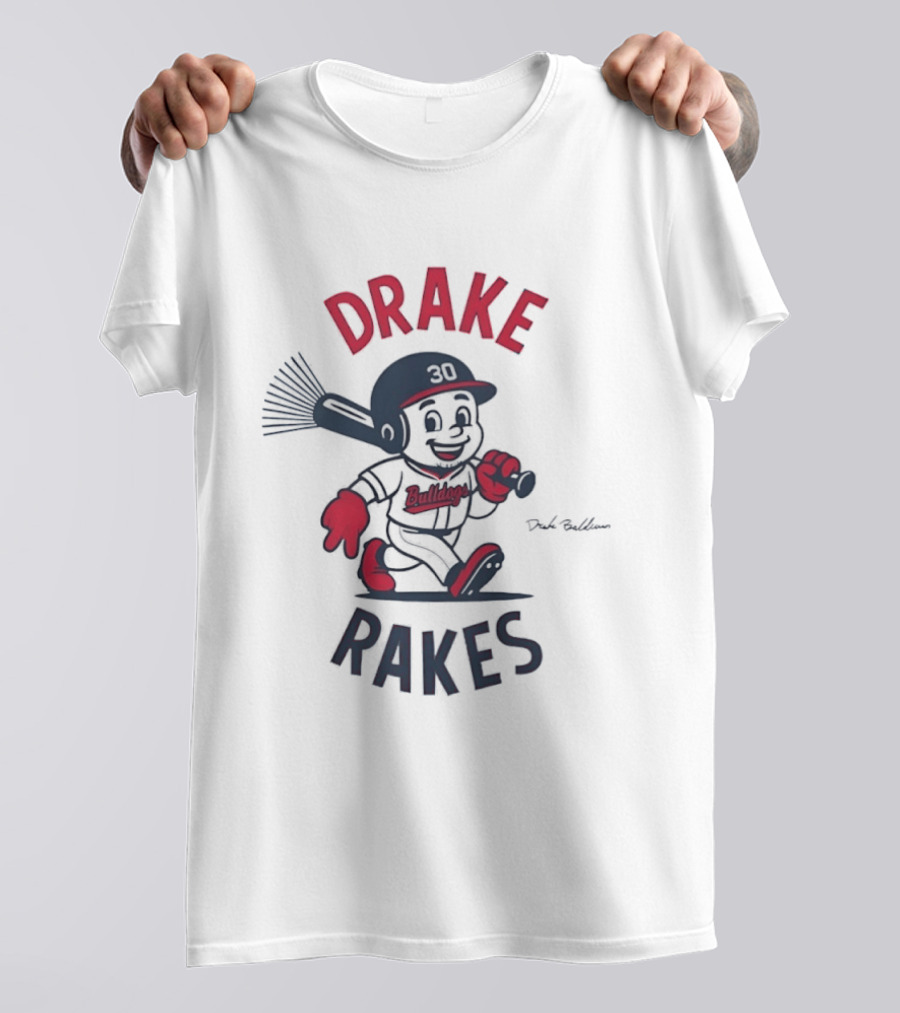 Drake Rakes Bulldogs Baseball Atlanta Braves Drake Baldwin T-Shirt