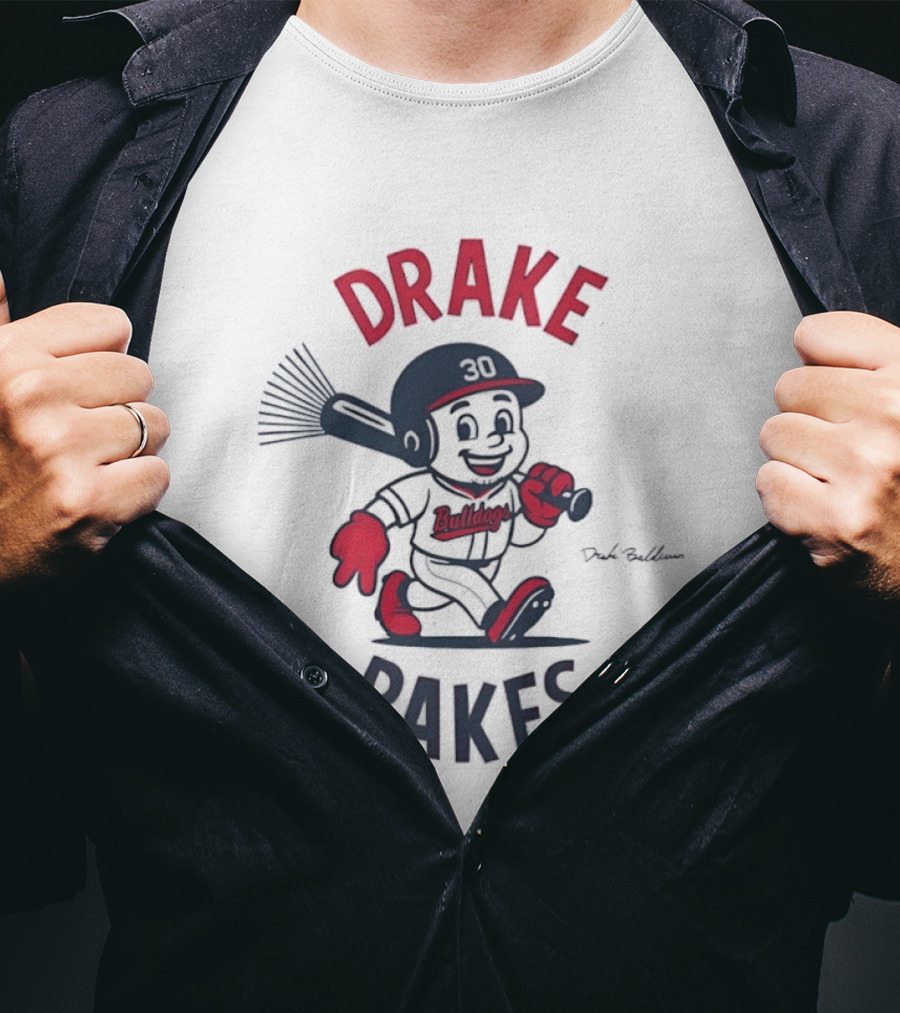 Drake Rakes Bulldogs Baseball Atlanta Braves Drake Baldwin T-Shirt