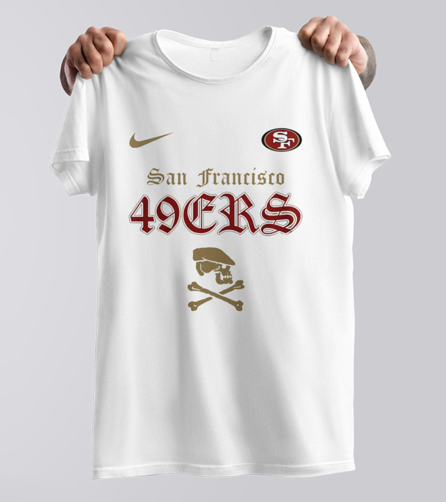 San Francisco 49ers Dropkick Murphys Skull Nike SF 49ers T-Shirt