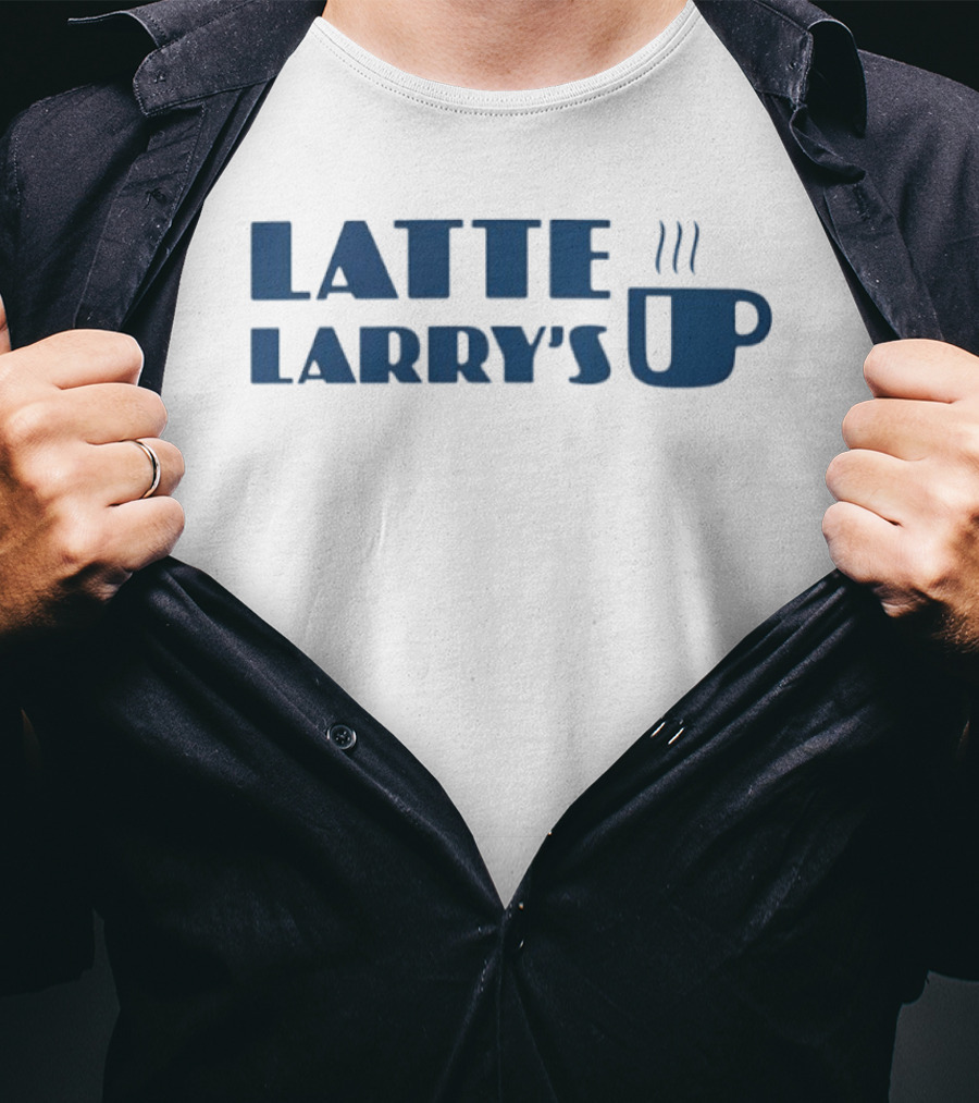 Latte Larry's Coffee Steam T-Shirt