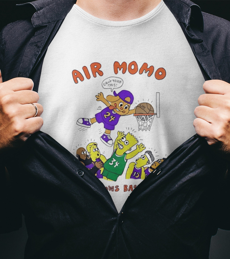Air Momo Can't Touch This Momo Knows Basketball 24 T-Shirt