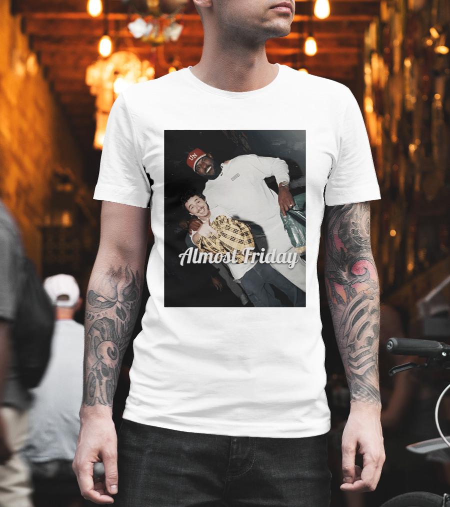 LeBron And Chalamet Almost Friday UN Hat T-Shirt