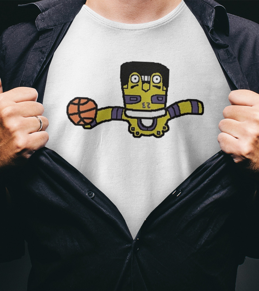 LeBronzong James LeBron James Los Angeles Lakers Basketball Fusion T-Shirt