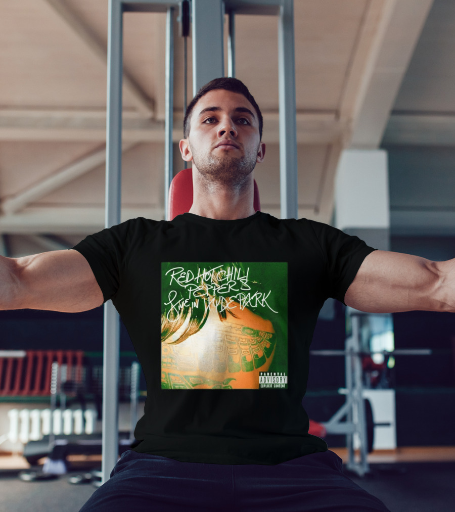 Red Hot Chili Peppers Live In Hyde Park Tattoo Cover Explicit Content T-Shirt