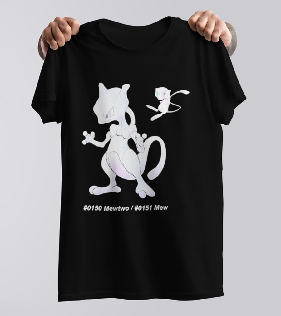UNIQLO X Pokemon 30th Anniversary Mewtwo Mew #150 #151 T-Shirt