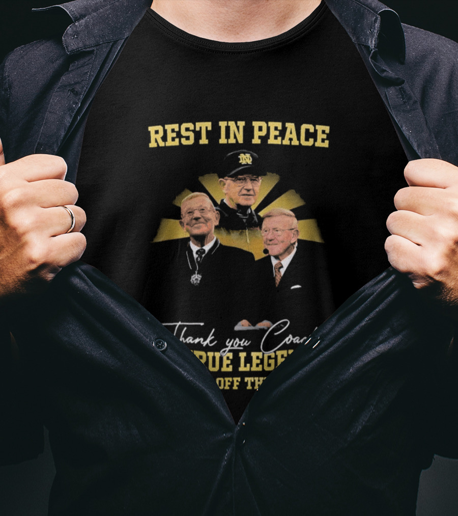 Rest In Peace Thank You Coach A True Legend On And Off The Field 2026 T-Shirt