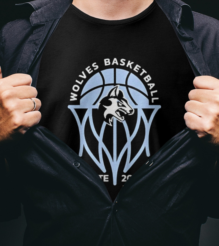 Wolves Basketball State 2026 Wolf T-Shirt