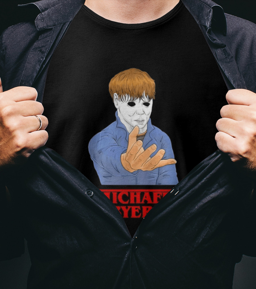 Michael Byers Horror And Sci Fi Mashup Stranger Things Halloween T-Shirt