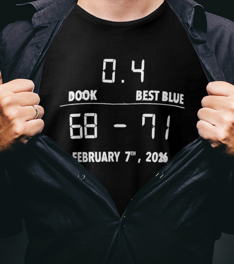 0 4 Dook Best Blue 68 71 February 7th 2026 T-Shirt