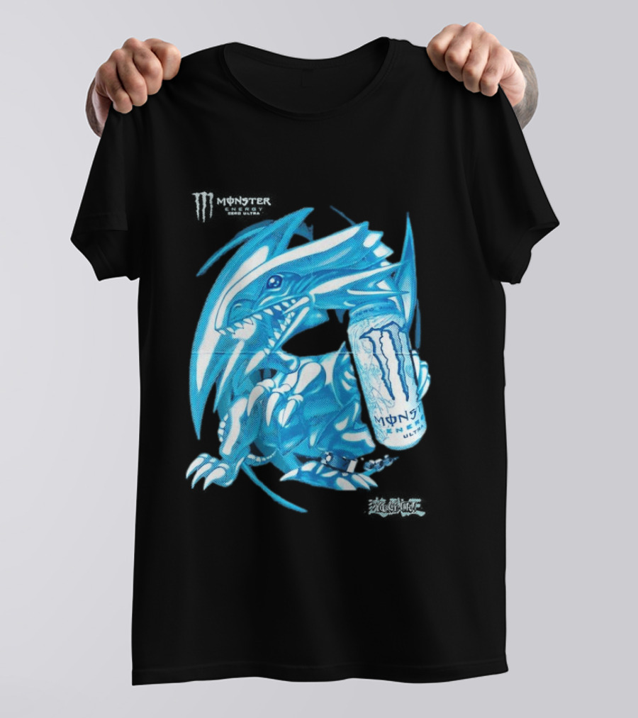 Blue Eyes White Dragon Monster Energy Zero Ultra Collaboration T-Shirt