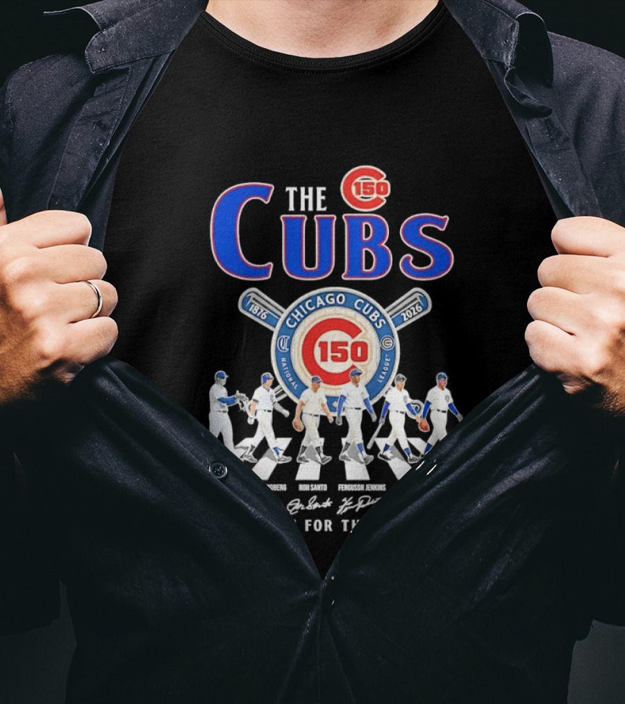 Chicago Cubs 150th Anniversary 1876 2026 Thank You For The Memories T-Shirt