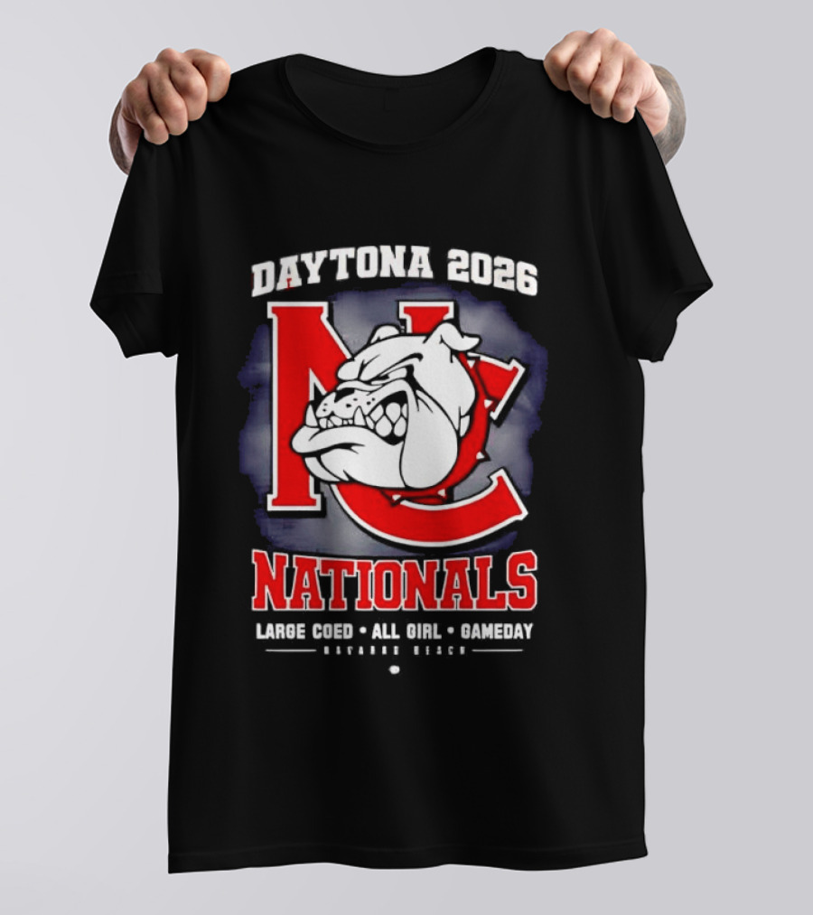 Daytona 2026 NC Nationals Large Coed All Girl Gameday T-Shirt