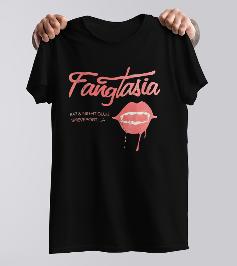 Fangtasia Bar And Night Club Shreveport LA Vampire Lips T-Shirt